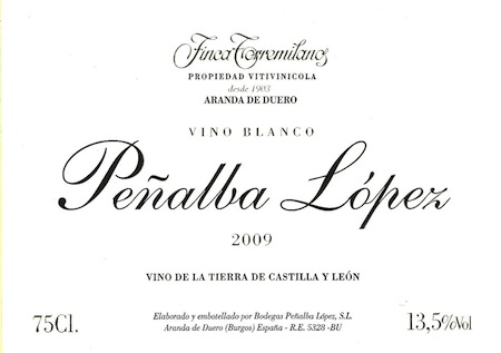 Vino blanco Peñalba-López