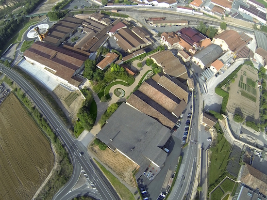 Vista aérea Barrio de la Estación de Haro (La Rioja)